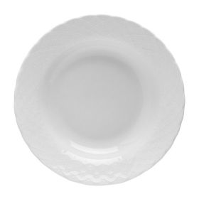 Porland Elizabeth Beyaz 22 cm 6 Adet Çukur Tabak