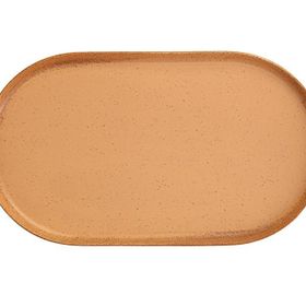 Porland Ethos Danshari Earth 28 cm 2 Adet Kayık Tabak