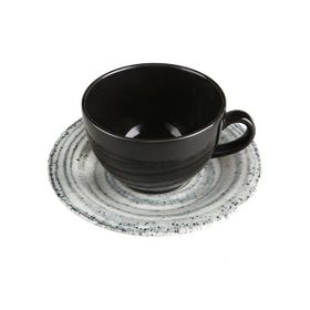 Porland Ethos Natura 300 cc Tabaklı Çay Fincanı