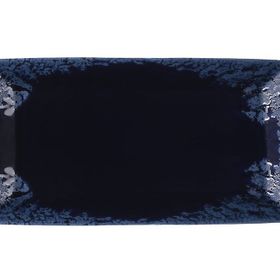 Porland Ethos Root Blue 17x33 cm Kayık Tabak
