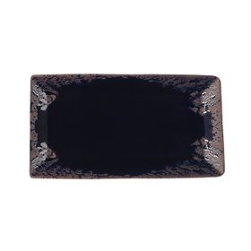 Porland Ethos Root Rusty 13x23 cm Kayık Tabak