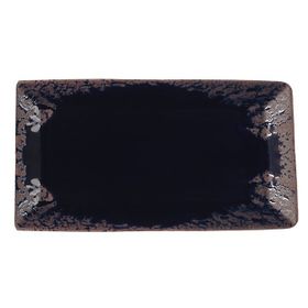 Porland Ethos Root Rusty 17x33 cm Kayık Tabak
