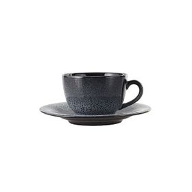 Porland Ethos Twilight 215 cc Tabaklı Çay Fincanı