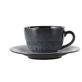 Porland Ethos Twilight 215 cc Tabaklı Çay Fincanı