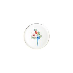 Porland Exotic Desen 2 20 cm Porselen Düz Tabak
