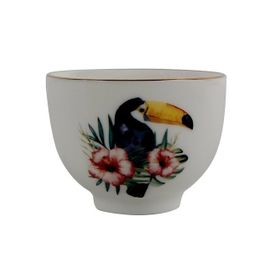Porland Exotic Desen 3 6 cm Porselen Çok Amaçlı Mini Kase