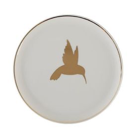 Porland Exotic Desen 7 18 cm Porselen Düz Tabak