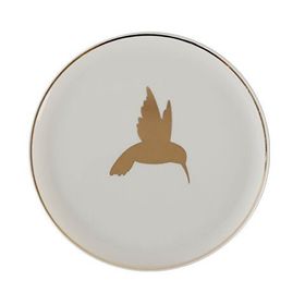Porland Exotic Desen 7 18 cm Porselen Düz Tabak