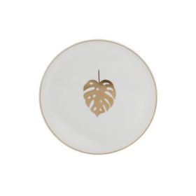 Porland Exotic Desen 8 18 cm Porselen Düz Tabak