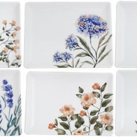 Porland Flower Garden 18x13 cm 6 Parça Kahvaltı Takımı