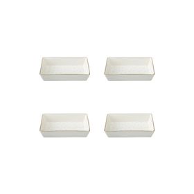 Porland Forest 04LFH000585 8x14 cm 4'lü Kahvaltı ve Meze Tabağı