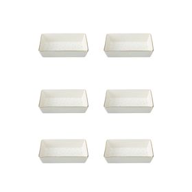 Porland Forest 04LFH000585 8x14 cm 6'lı Kahvaltı ve Meze Tabağı
