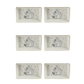 Porland Forest 13 cm 6'lı Kahvaltı Meze Tabağı