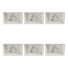 Porland Forest 13 cm 6'lı Kahvaltı Meze Tabağı