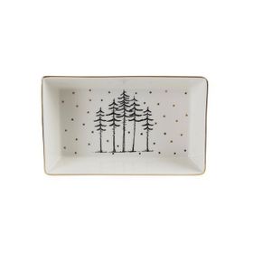 Porland Forest 19 cm Kare Salata Tabağı
