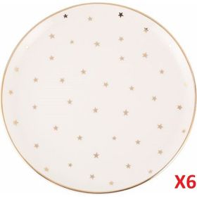Porland Forest 20 cm 6'lı Düz Tabak