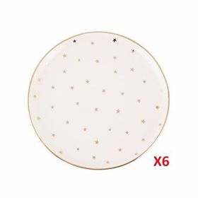 Porland Forest 20 cm 6'lı Düz Tabak