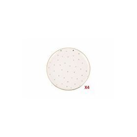 Porland Forest 4 Parça 20 cm Düz Tabak Seti