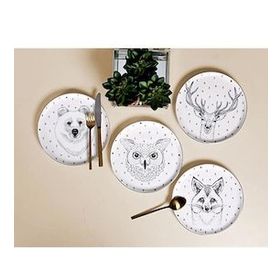 Porland Forest 4'lü 20 cm Pasta Takımı