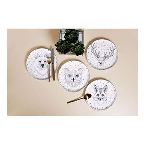 Porland Forest 4'lü 20 cm Pasta Takımı