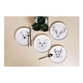 Porland Forest 4'lü 20 cm Pasta Takımı