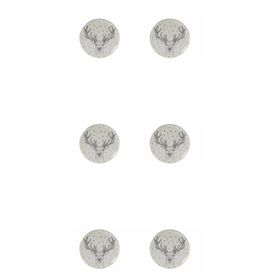 Porland Forest Deer 20 cm 6'lı Düz Tabak