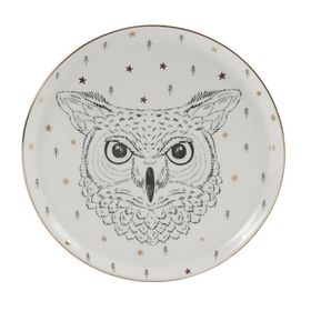 Porland Forest Owl 20 cm 6 Adet Düz Tabak