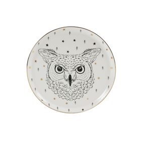 Porland Forest Owl 20 cm Düz Tabak