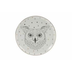 Porland Forest Owl 20 cm Düz Tabak