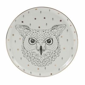 Porland Forest Owl 20 cm Düz Tabak