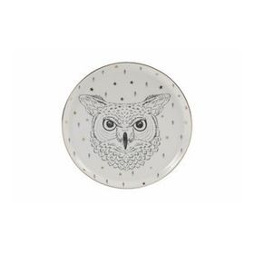 Porland Forest Owl Serisi 20 cm Düz Tabak