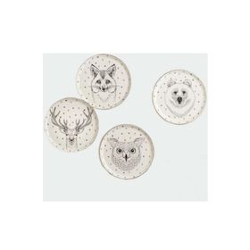 Porland Forest Owl Serisi 20 cm Düz Tabak