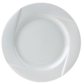 Porland Fourline 25 cm 6 Adet Beyaz Düz Tabak