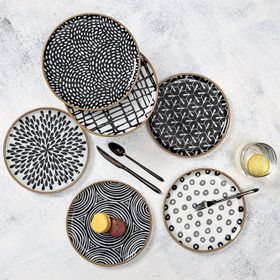 Porland Fractal 20 cm 6 Kişilik Pasta Takımı