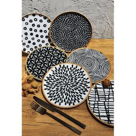 Porland Fractal 6 Parça 6 Kişilik Pasta Takımı