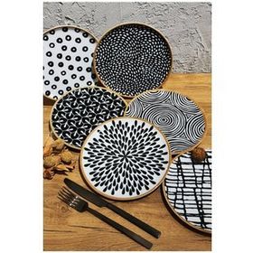 Porland Fractal 6lı 20 cm Pasta Takımı