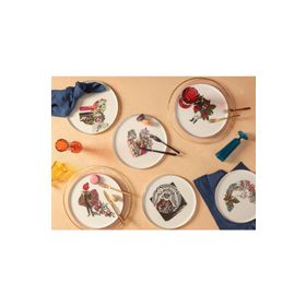 Porland Funky 27 cm 6 Kişilik Servis Takımı