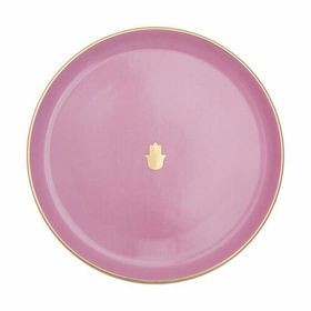 Porland Glamorous 20 cm Pembe Düz Tabak