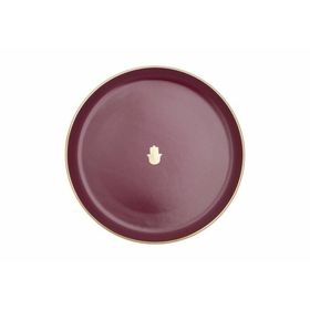 Porland Glamorous 24 cm Fuşya Düz Tabak
