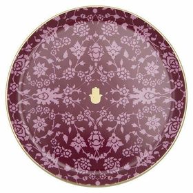 Porland Glamorous 24 cm Fuşya Düz Tabak