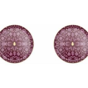 Porland Glamorous 24 cm Fuşya Düz Tabak