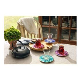 Porland Glamorous 8 Parça Çay Takım