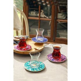 Porland Glamorous 8 Parça Çay Takım
