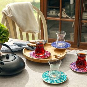 Porland Glamorous 8 Parça Çay Takımı