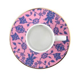 Porland Glamorous 80 cc Pembe Tabaklı Kahve Fincanı