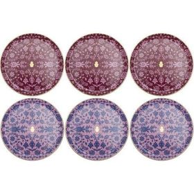 Porland Glamorous Fuşya Pembe 24 cm 6 Parça Servis Tabağı