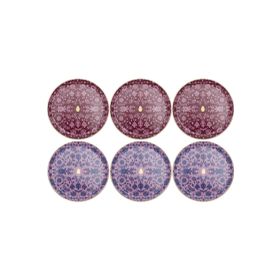 Porland Glamorous Fuşya Pembe 24 cm 6 Parça Servis Tabağı
