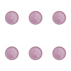 Porland Glamorous Pembe 20 cm 6'lı Düz Tabak