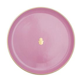 Porland Glamorous Pembe 20 cm 6'lı Düz Tabak