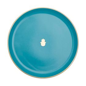 Porland Glamorous Turkuaz 20 cm 6'lı Düz Tabak
